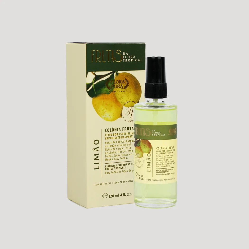 Água de colônia limão 120ml