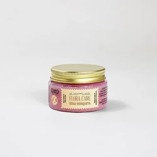 Gel esfoliante facial rosa mosqueta 100g