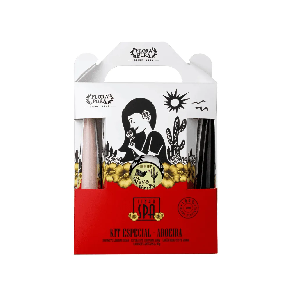 Kit especial Viva o Sertão aroeira 690g
