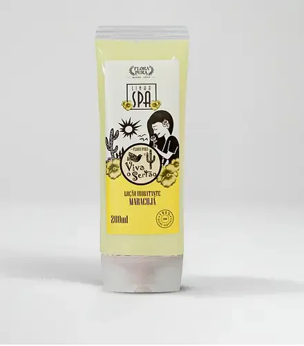Loção hidratante maracujá - Viva o Sertão 200ml