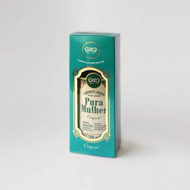 Sabonete Íntimo Líquido de Menta e Barbatimão 200ml