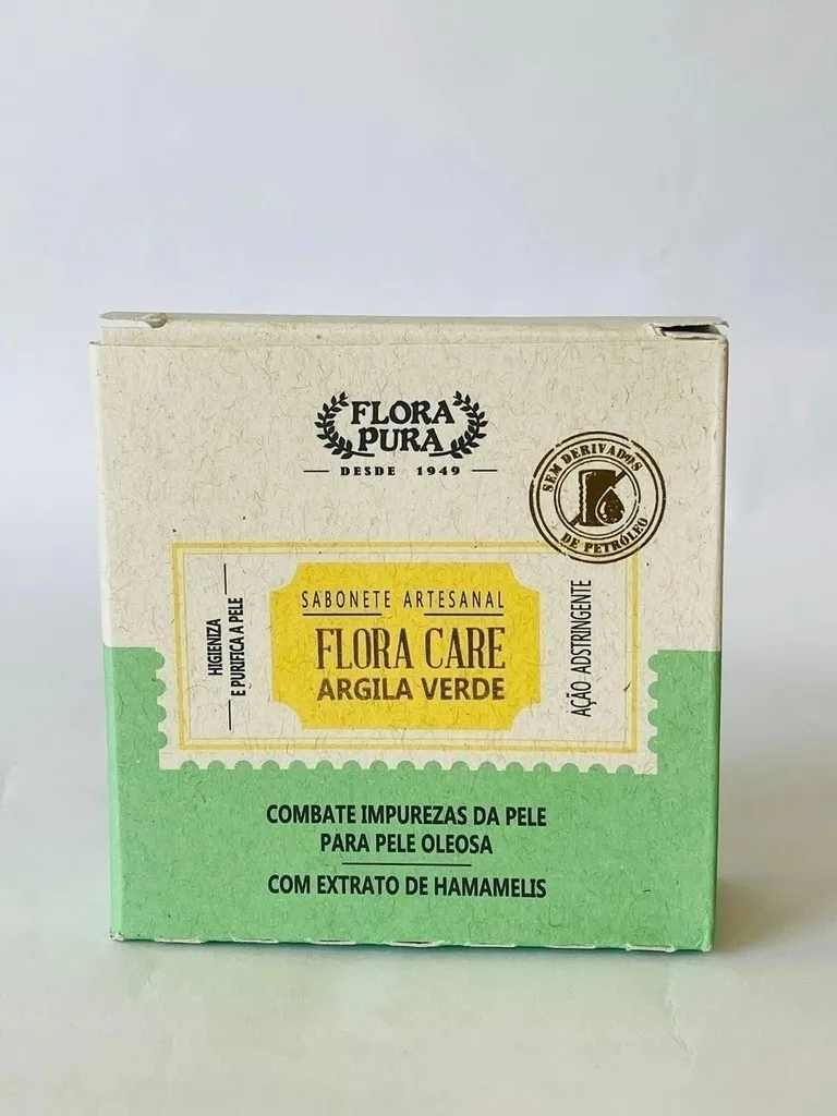 Sabonete artesanal Argila Verde 90g