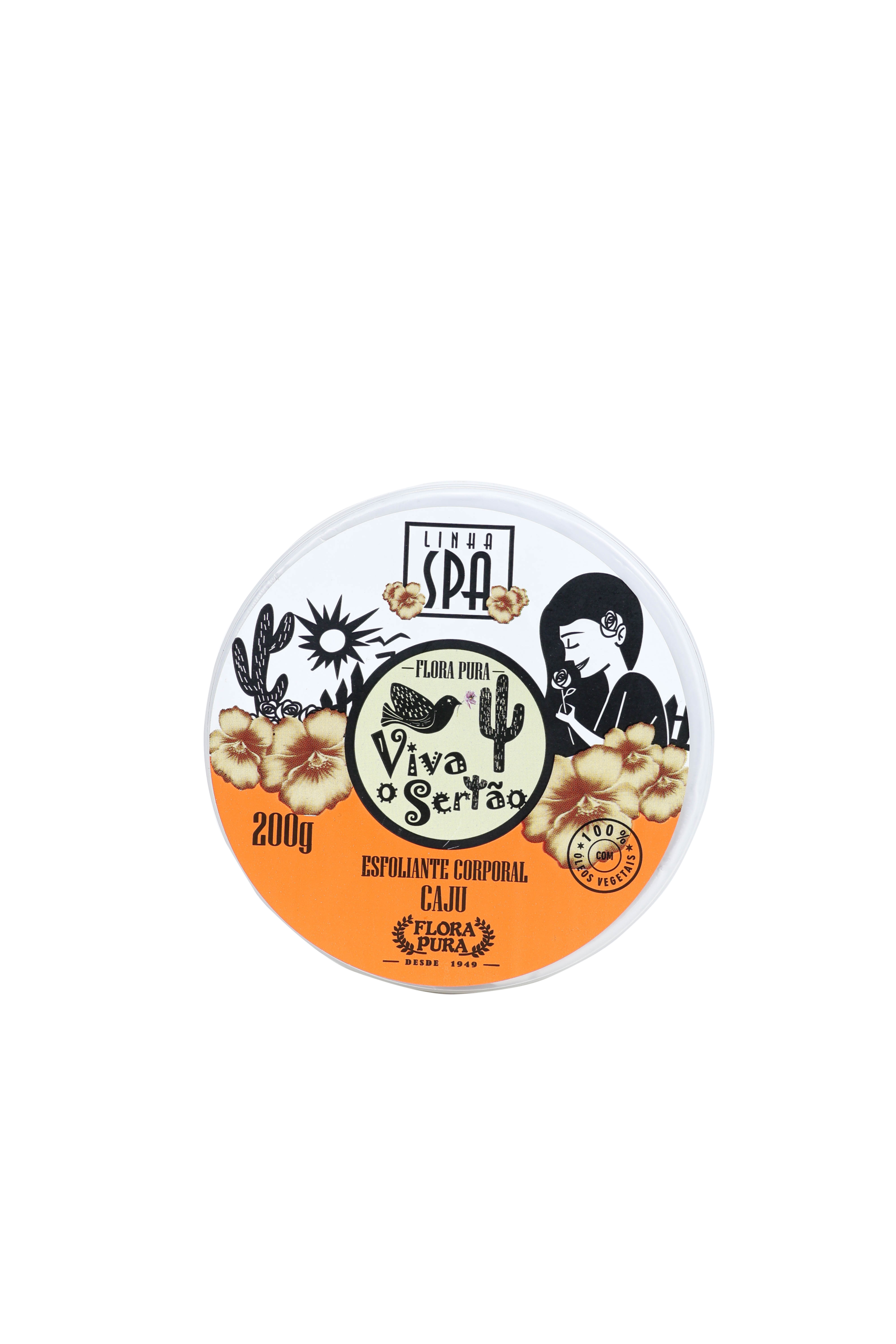 Gel Esfoliante Corporal de Caju 200g